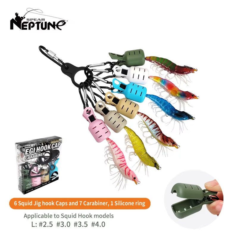 Fishing Equipment Tackle - Kit de 6 protectores de colores