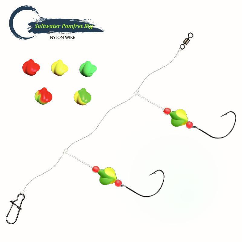 Snell Fishing Rig - 3/6 Piezas de Aparejos para Pescar