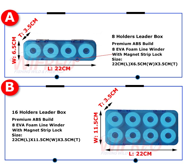 Caja de aparejos de pesca ABS  - Snell Fishing Rig reseña y precio