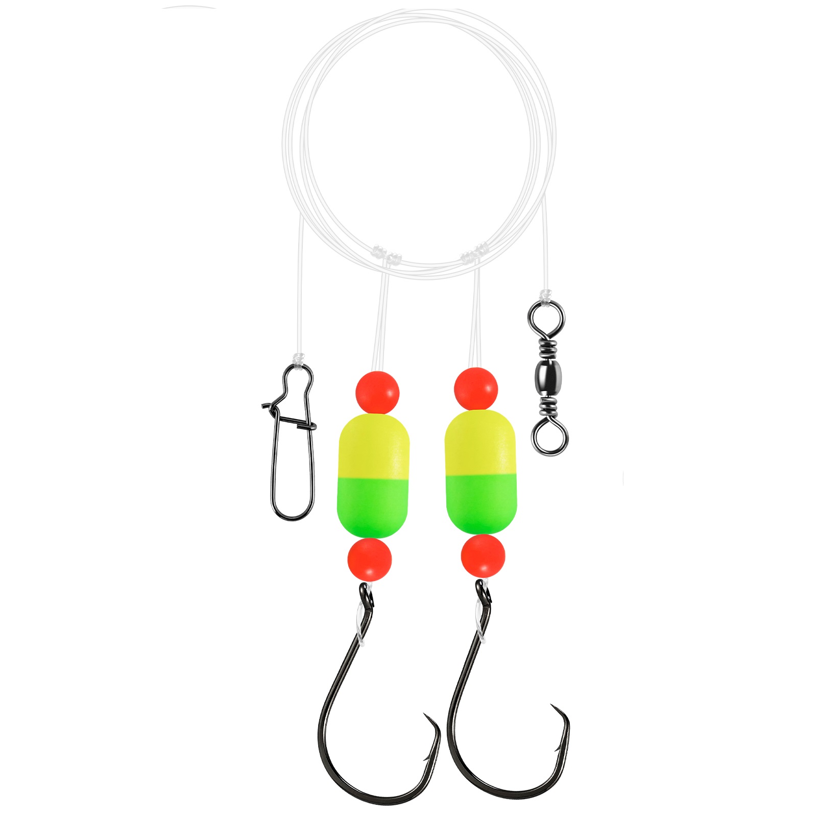 5 uds 100cm Pompano Rigs Surf  - Snell Fishing Rig reseña y precio
