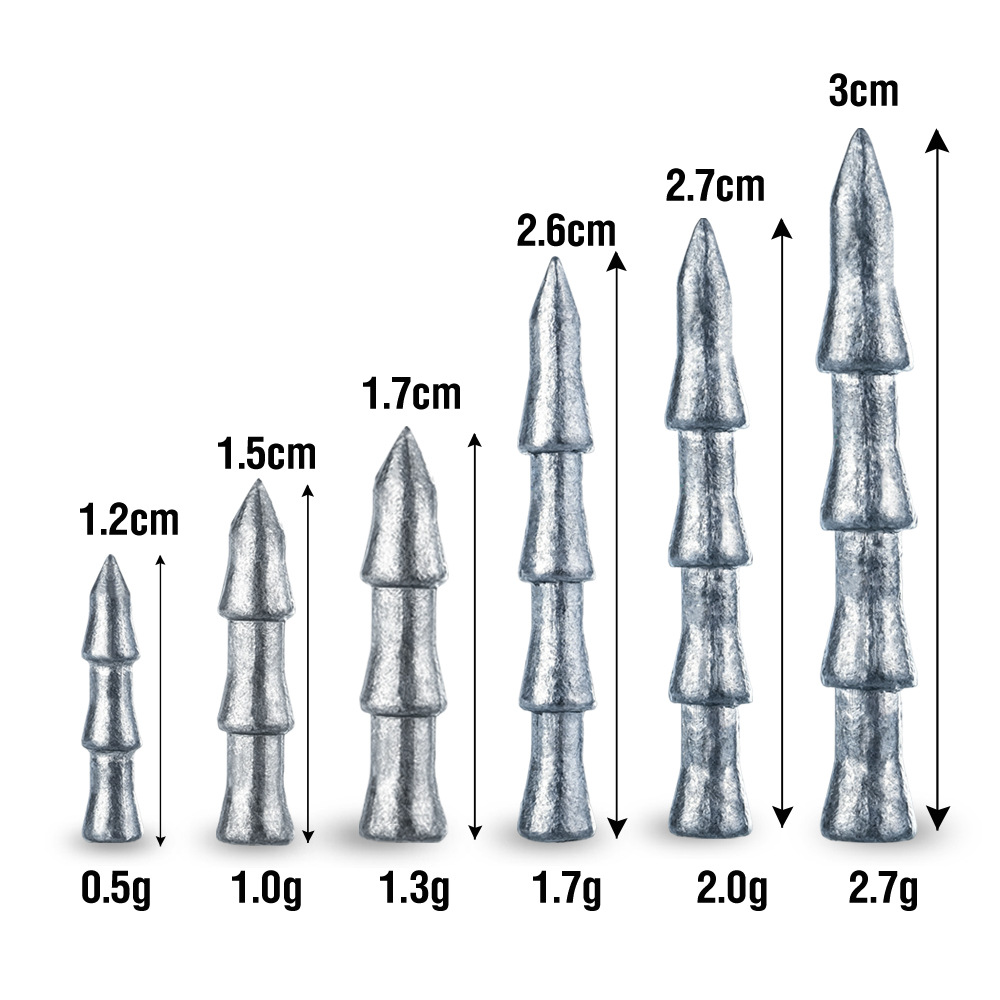 LHFSH 10 piezas Pesas para uña - Fishing Equipment Tackle reseña y precio