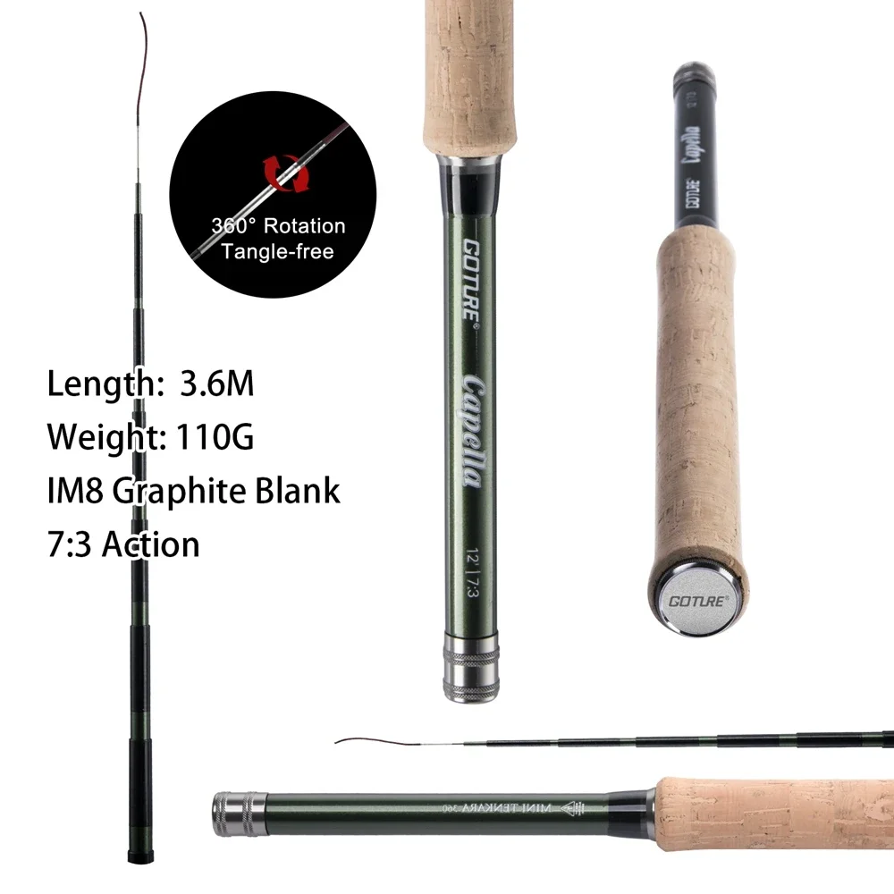 Goture - Combo de Caña de Pesc - Fly Fishing Set reseña y precio